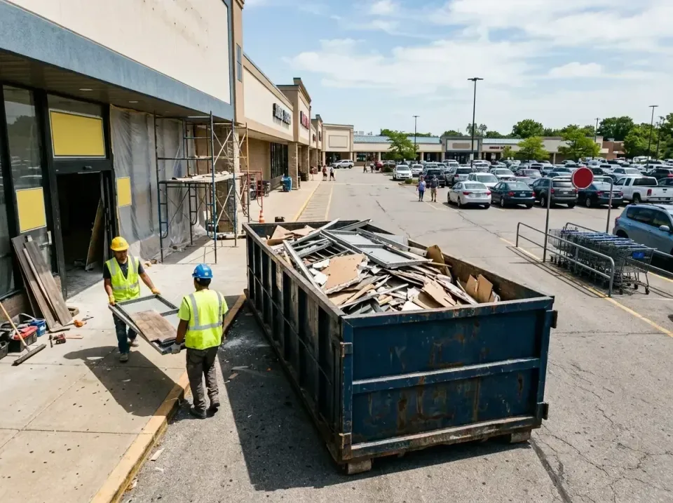 retail-store-renovation-debris-003 — frequently asked questions, Roll-off Dumpster Rentals in Nellis AFB, NV